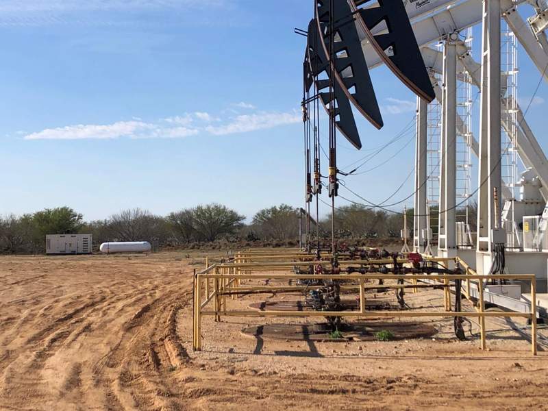 Frio natural gas generator on an Eagle Ford wellsite